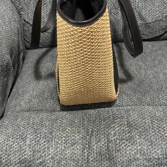 Coach Black and Tan Tote Bag - Picture 5 of 8